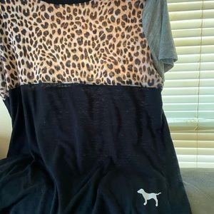 Cheetah print tee vs pink